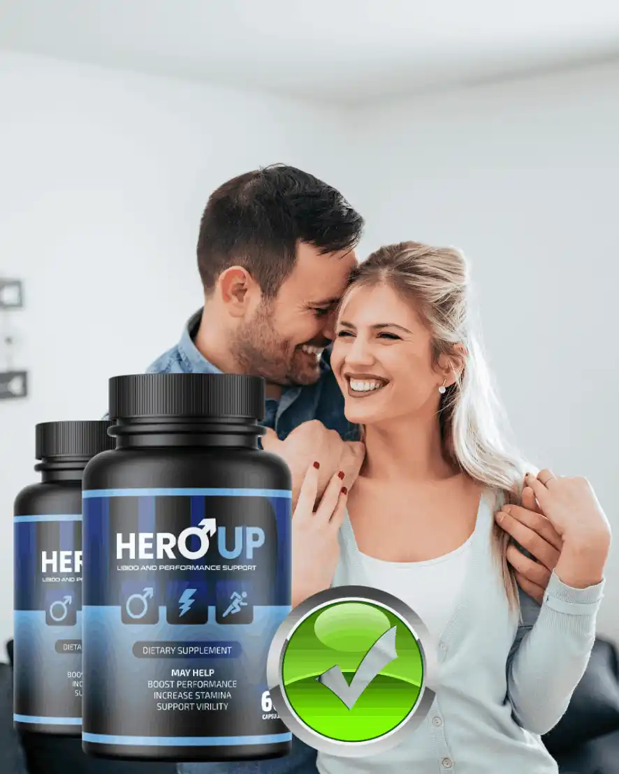 HeroUP male performance support bottles