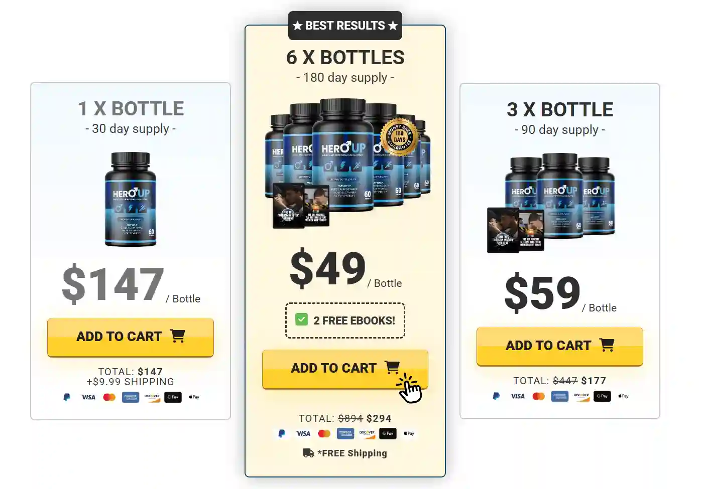 HeroUP Pricing Guide